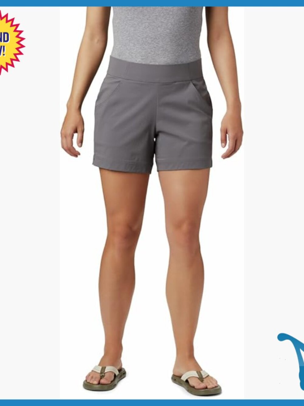 Active Casual Shorts with UPF 50 Water Repellent Fabric Stretch Fit
